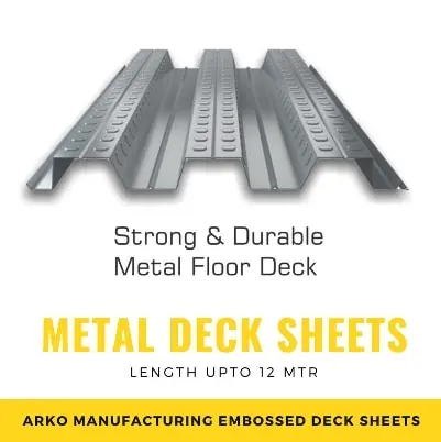 Metal deck sheet
